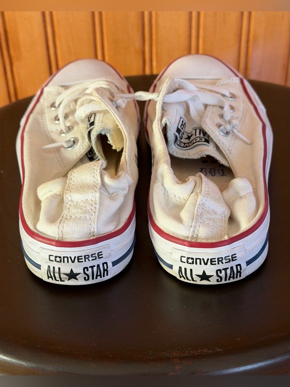 Converse Women's Chuck Taylor All Star Shoreline slip-on shoes in white canvas 7
